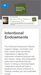 Mobile Screenshot of intentionalendowments.org
